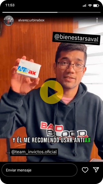 Campaña de Ignacio Álvarez en Instagram